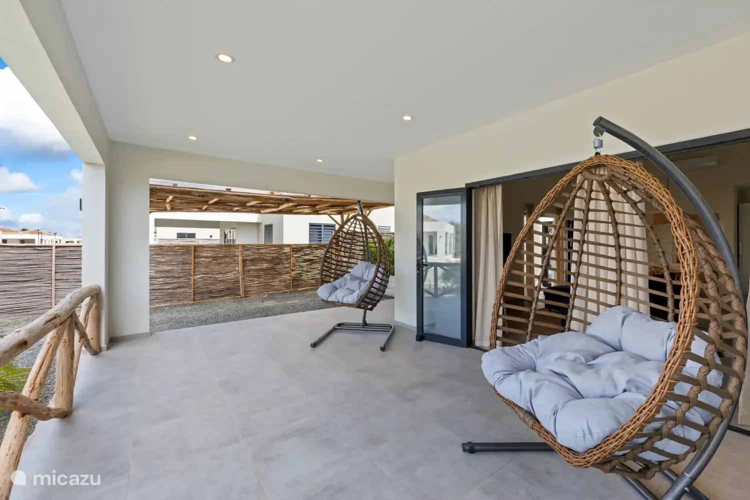 2 nice eggs on the front porch for lazing around