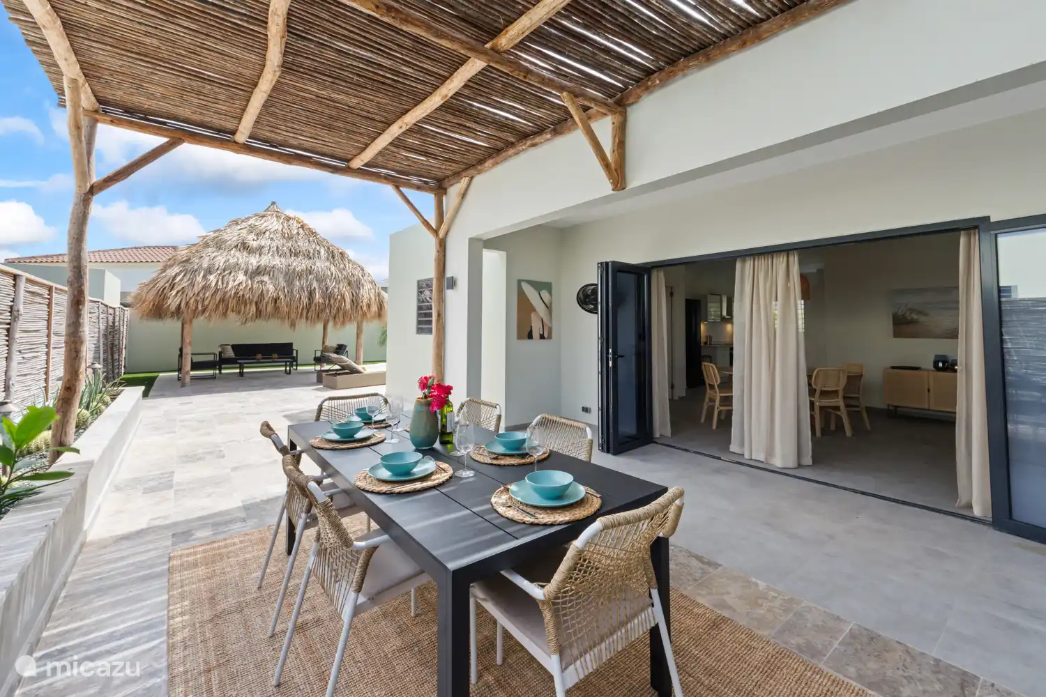 Delicious outdoor dining