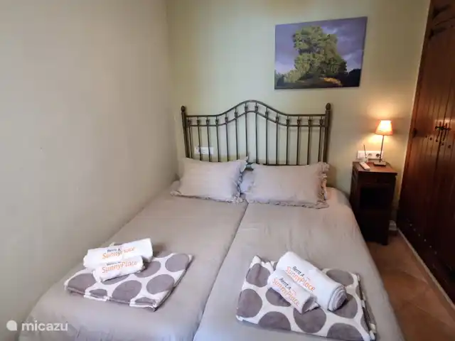 Retiro de Playa–Despertar junto al mar en España, Costa del Sol, Algarrobo-Costa - casa paredada Dormitorio 2
