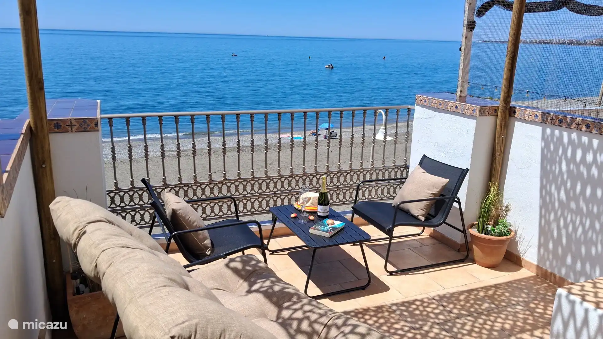 Quelle vue : totalement détendue, pas de stress !!