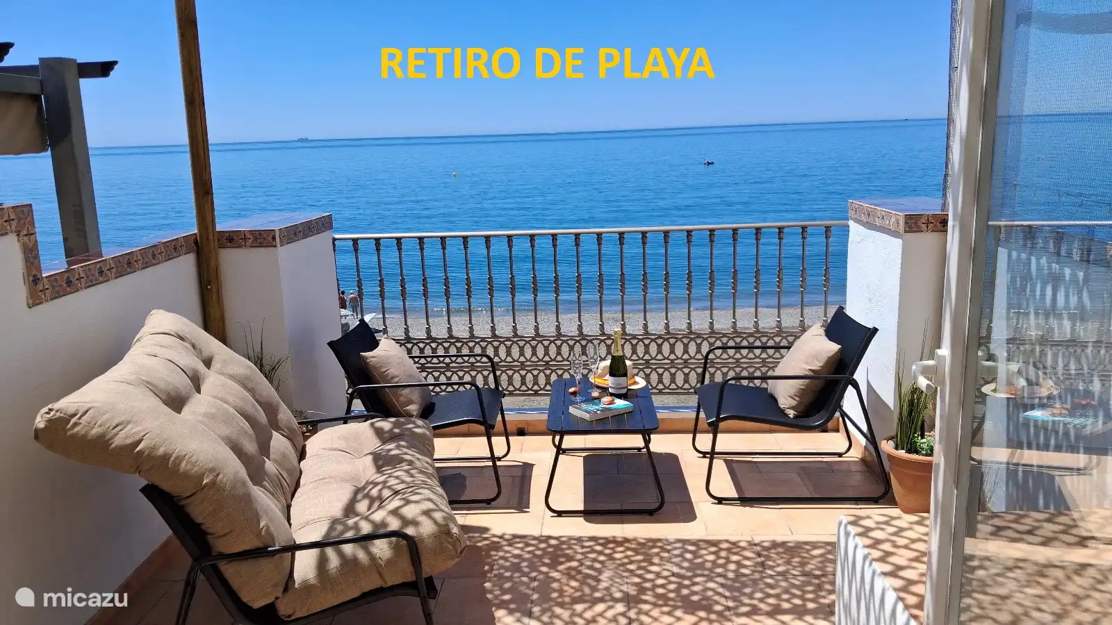 Séjour hivernal, Espagne, Costa del Sol, Algarrobo-Costa, maison mitoyenne Retiro de Playa – Se réveiller au bord de la mer