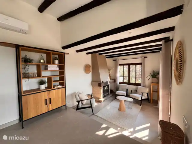 Villa Vista del Paradis (vue mer) | Espagne, Costa Brava, Calonge - villa S’asseoir près de la cheminée