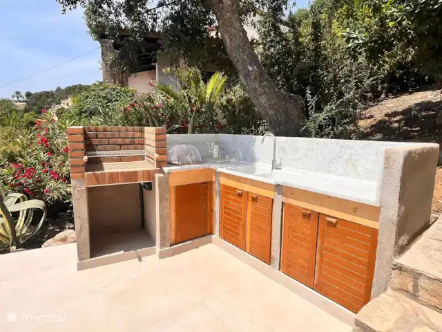 Villa Vista del Paradis (vue mer) | Espagne, Costa Brava, Calonge - villa Cuisine extérieure avec BBQ
