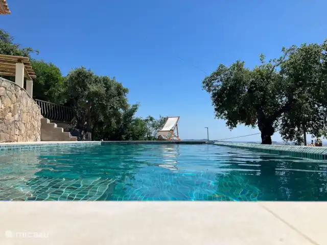 Villa Vista del Paradis (vue mer) | Espagne, Costa Brava, Calonge - villa Zwembad met zitbank