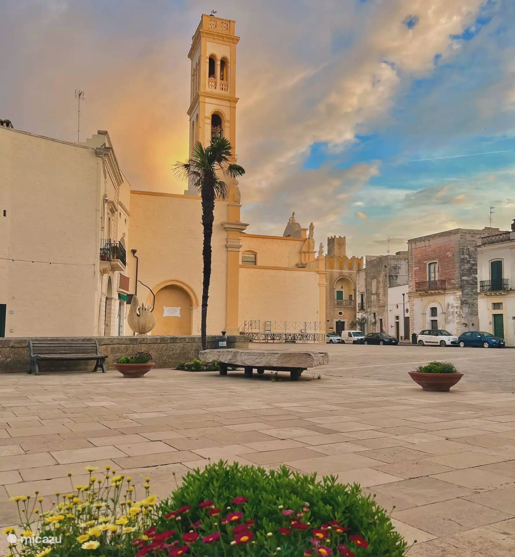 Piazza del Popolo, alter Teil des Dorfes Specchia