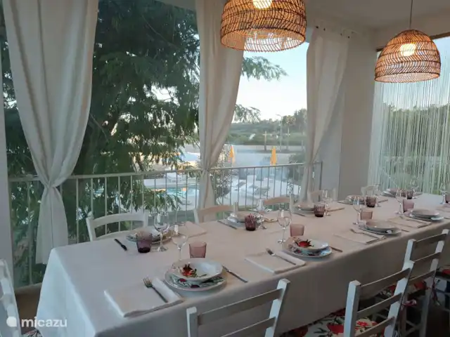 Villa Casa Karina Sol & Piscina & Relax en Italia, Apulia, Specchia - villa Área de cena