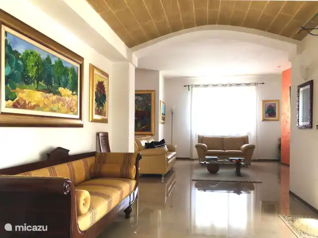 Villa Casa Karina Sol & Piscina & Relax en Italia, Apulia, Specchia - villa Sala de estar