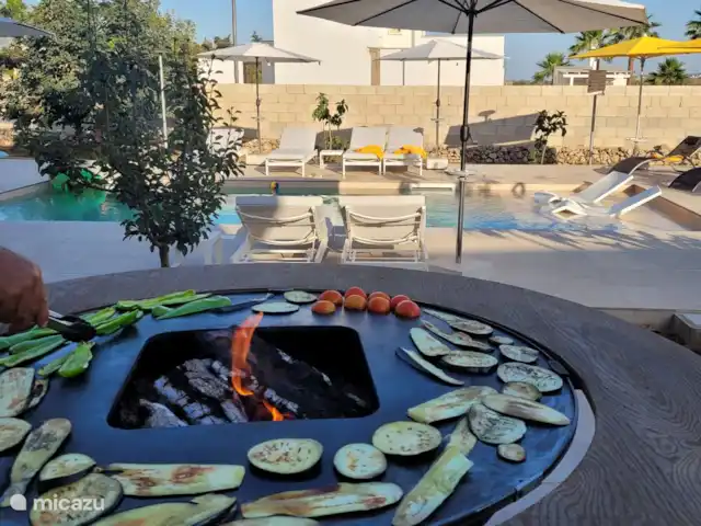 Villa Casa Karina Sol & Piscina & Relax en Italia, Apulia, Specchia - villa barbacoa