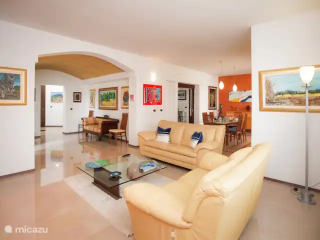 Villa Casa Karina Sol & Piscina & Relax en Italia, Apulia, Specchia - villa Sala de estar