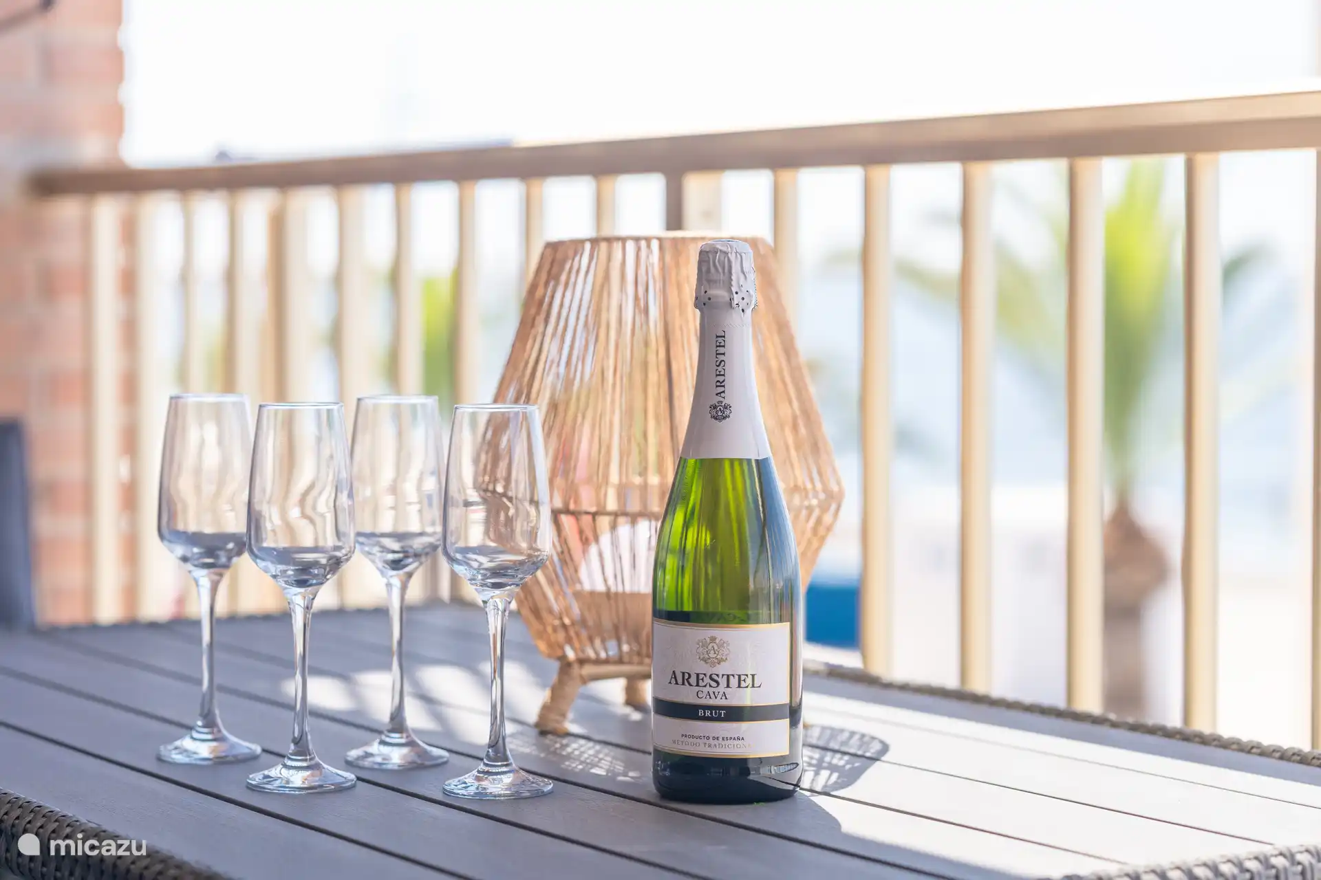 Balkon mit schöner Aussicht