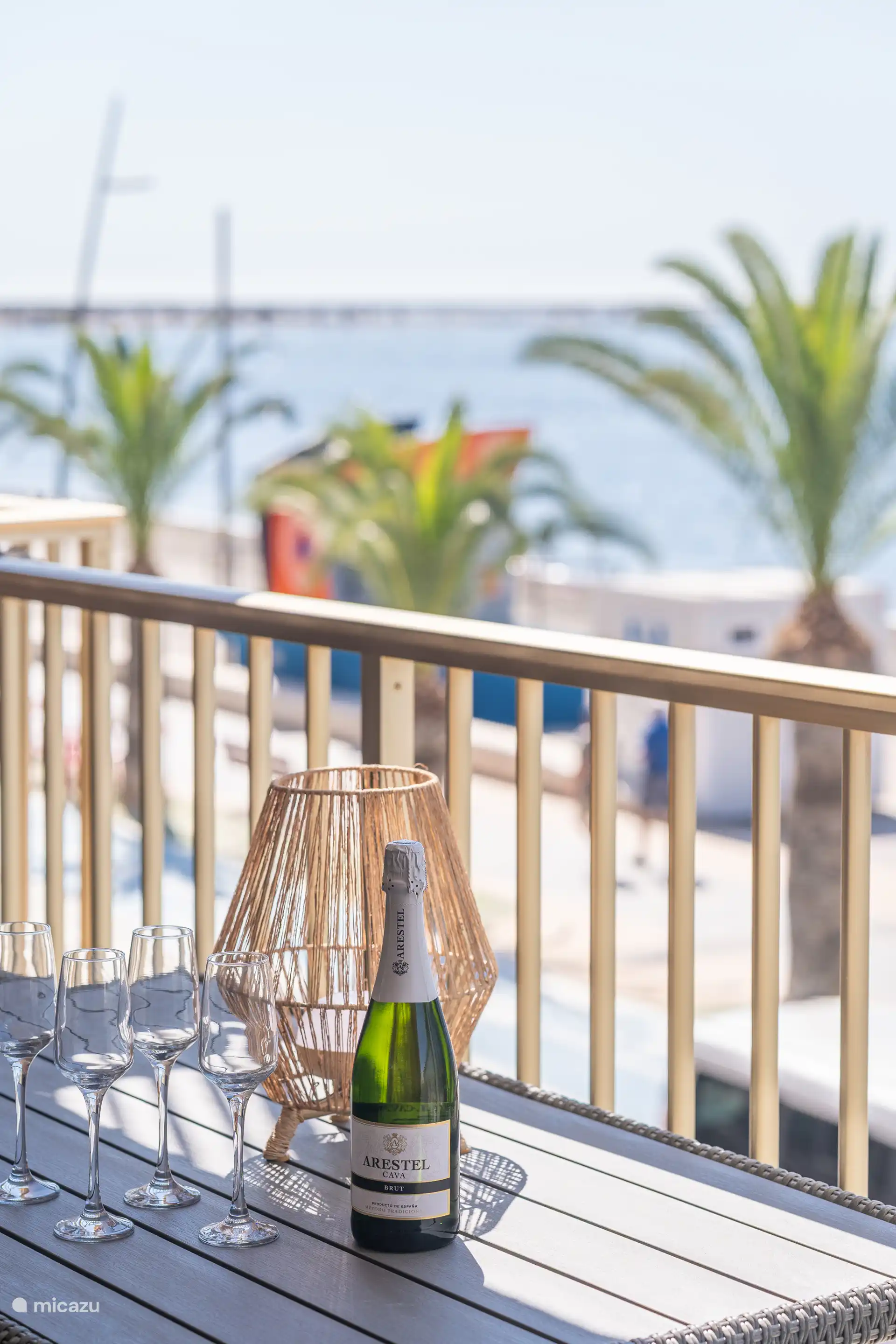 Balkon mit schöner Aussicht