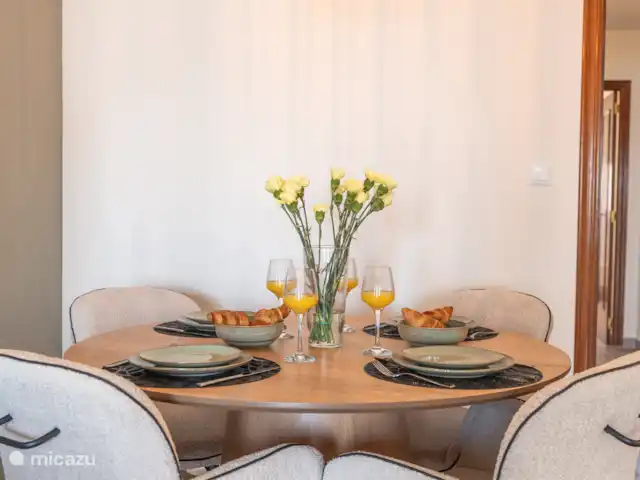 Se réveiller avec vue sur la mer | Espagne, Costa Cálida, Lo Pagán - appartement Table à manger
