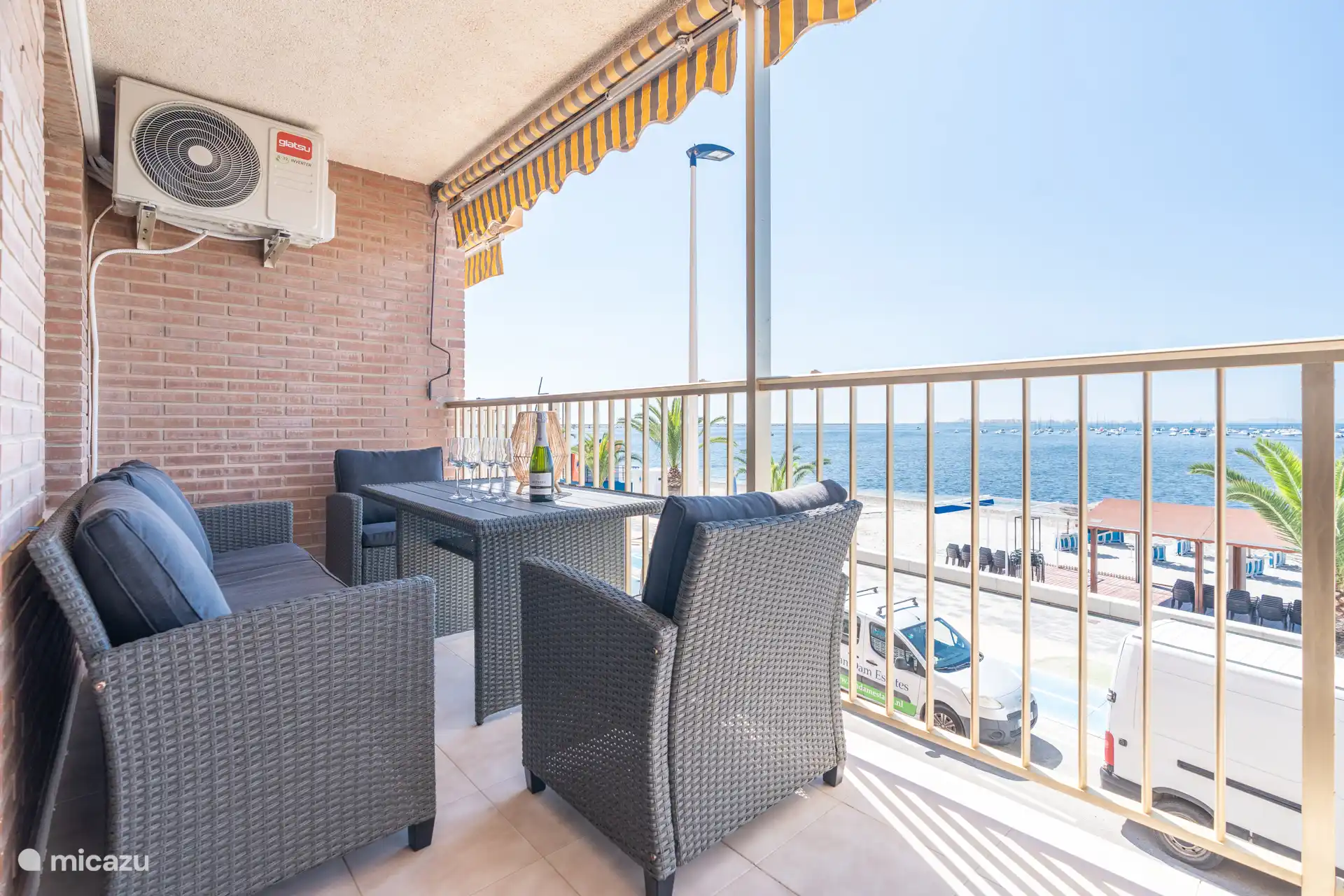 Balkon mit schöner Aussicht