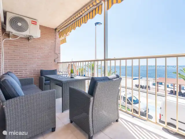 Se réveiller avec vue sur la mer | Espagne, Costa Cálida, Lo Pagán - appartement Balcon avec vue magnifique