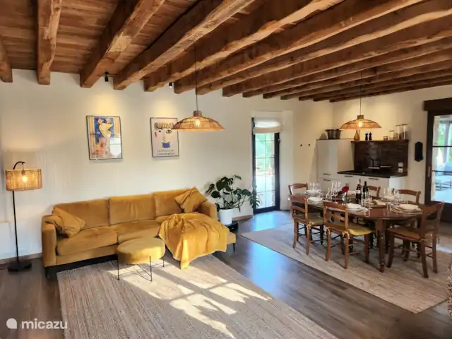 Vue sur le Vallon | France, Dordogne, Castelnaud-la-Chapelle - maison de vacances Salon/cuisine
