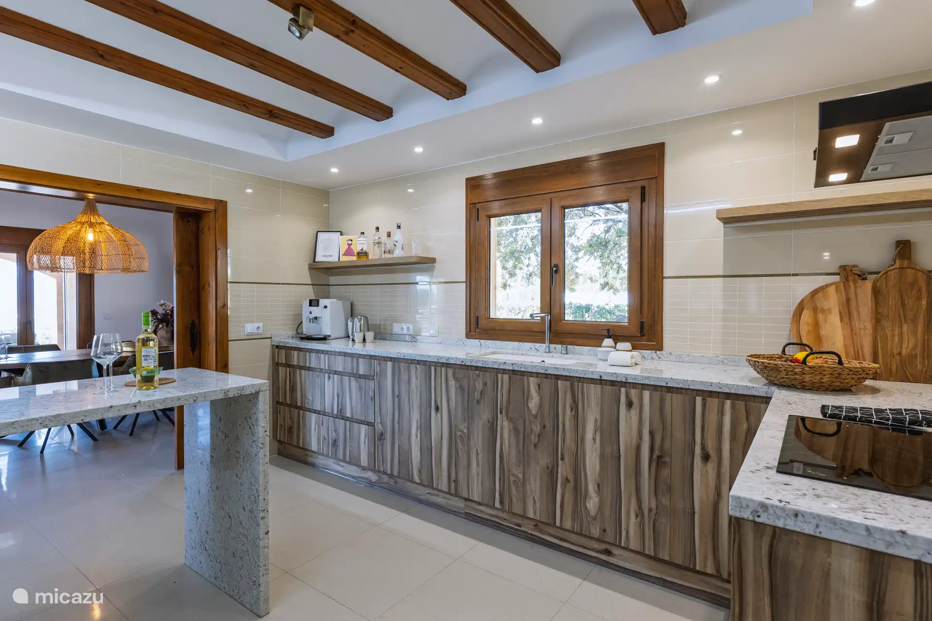 kitchen with ensuite doors