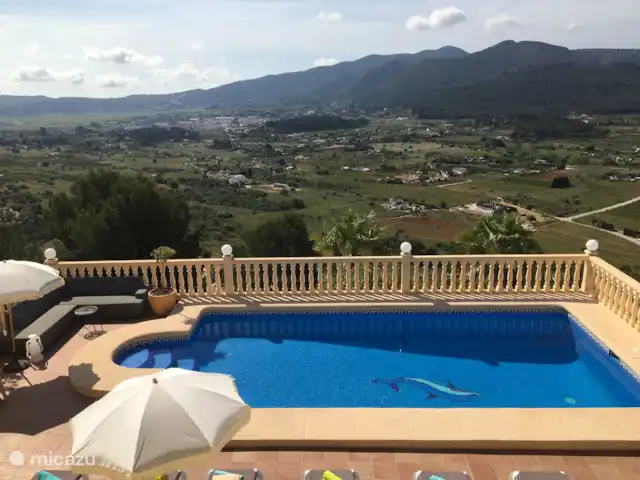Villa Almazara en España, Costa Blanca, Jalón - villa Piscina con vistas