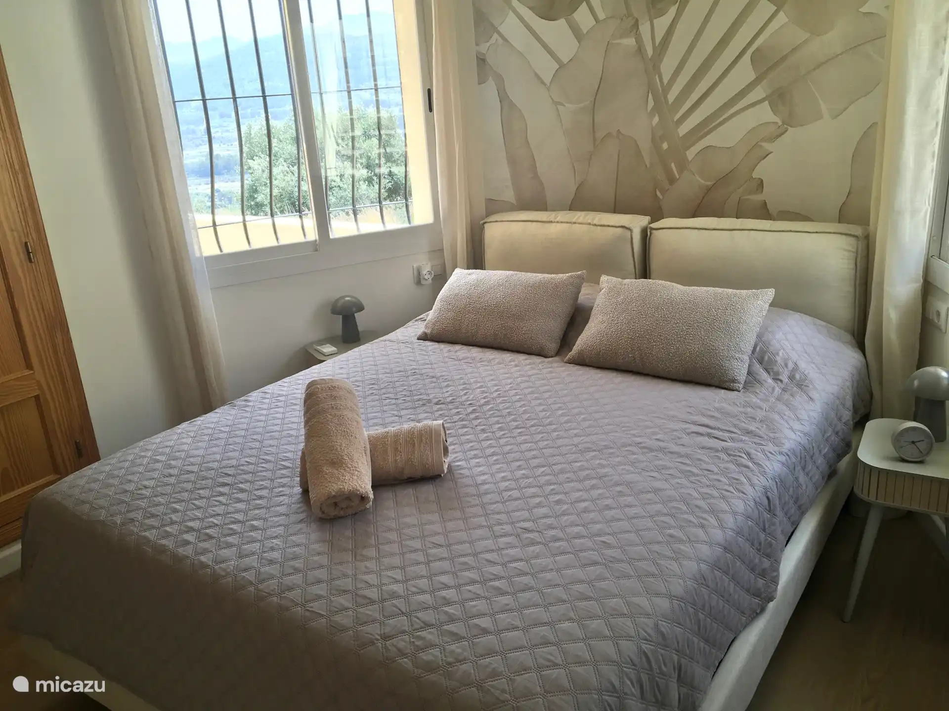 Doppelbett mit Aussicht