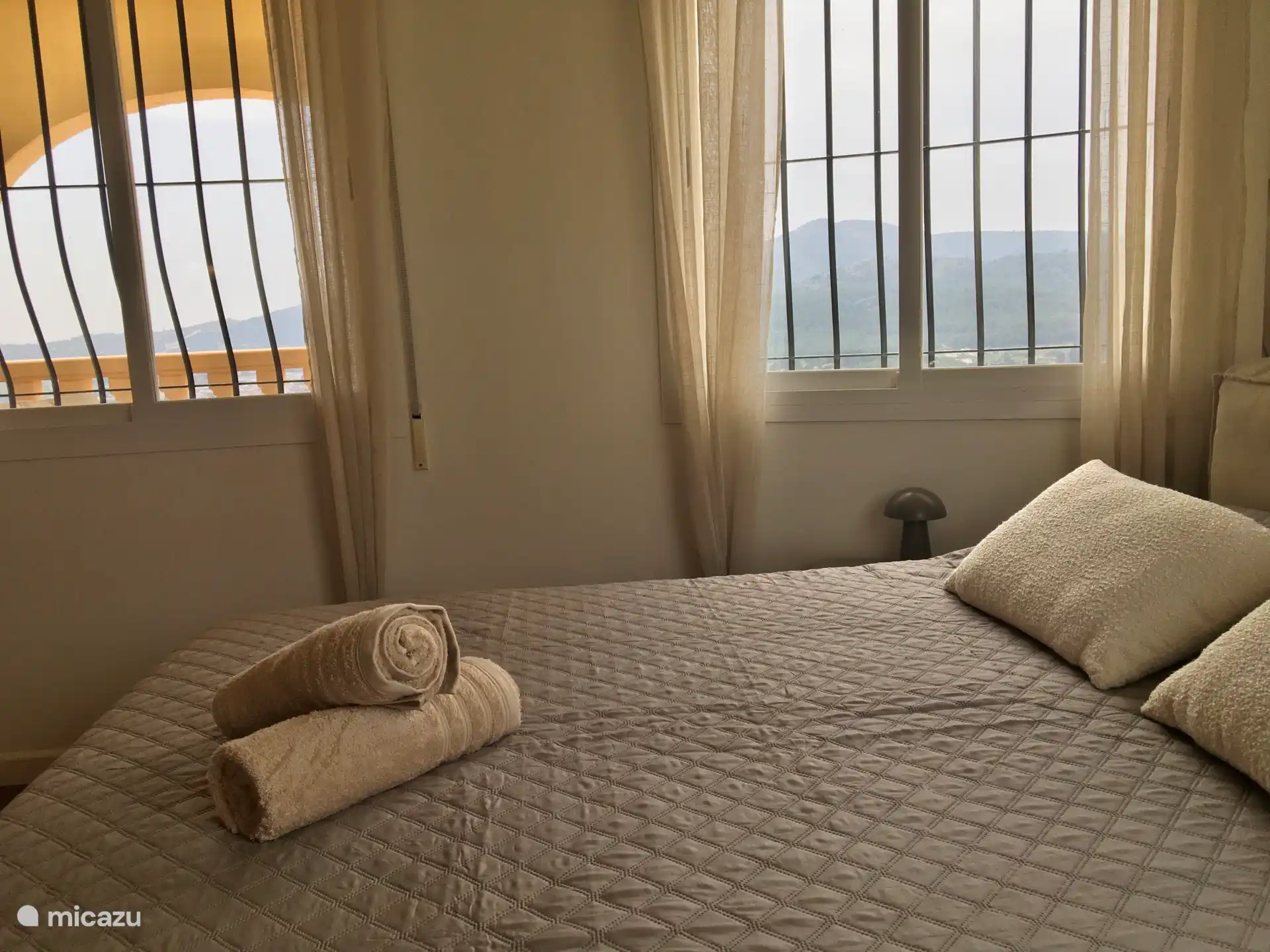 Schlafzimmer mit Aussicht