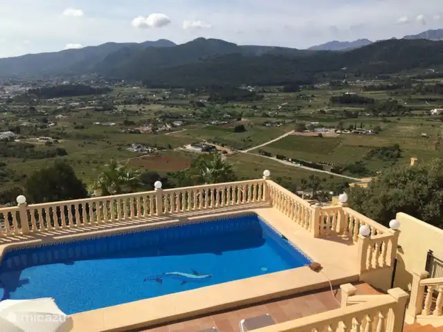 Villa Almazara en España, Costa Blanca, Jalón - villa Piscina con vistas