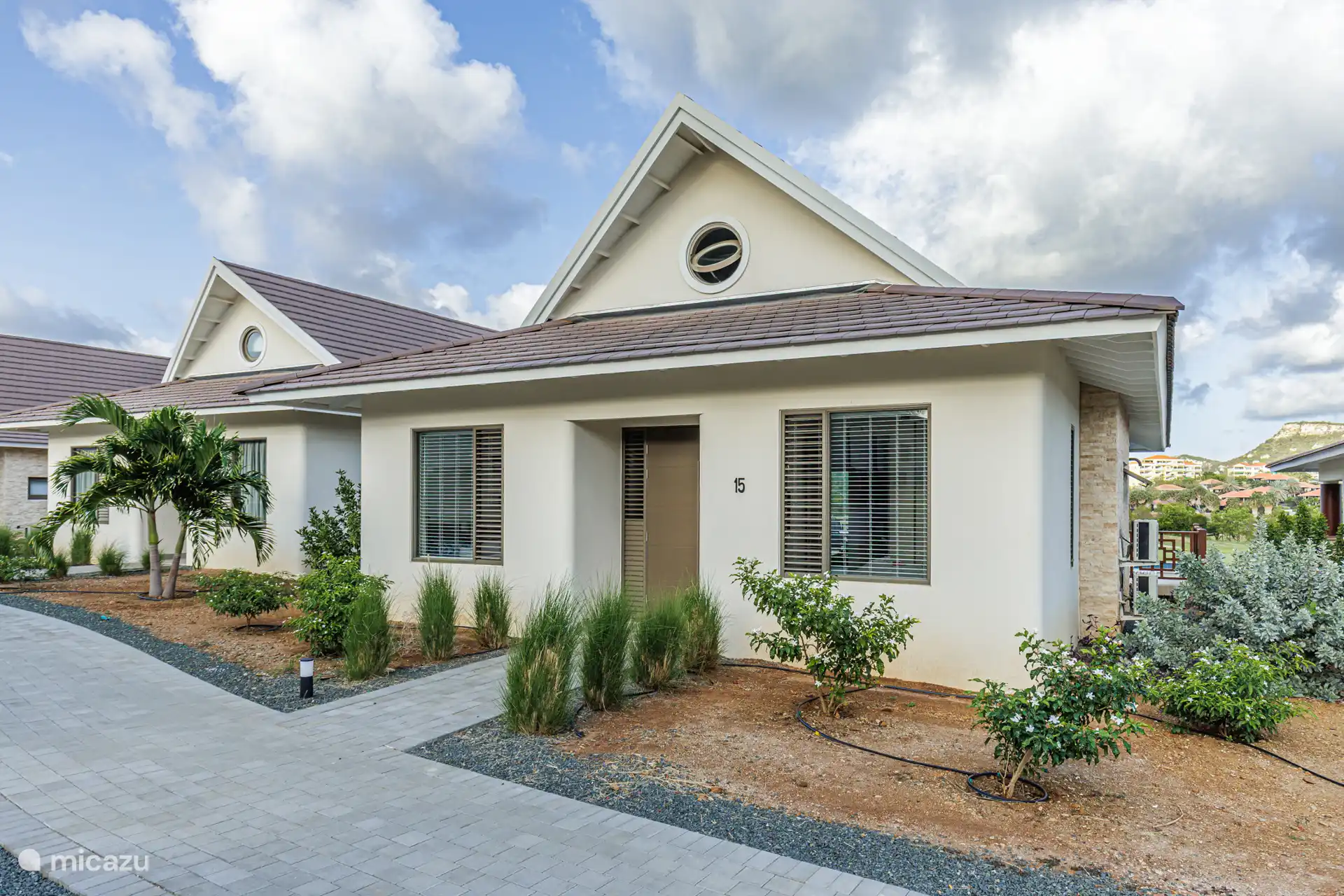 Front view of the house
