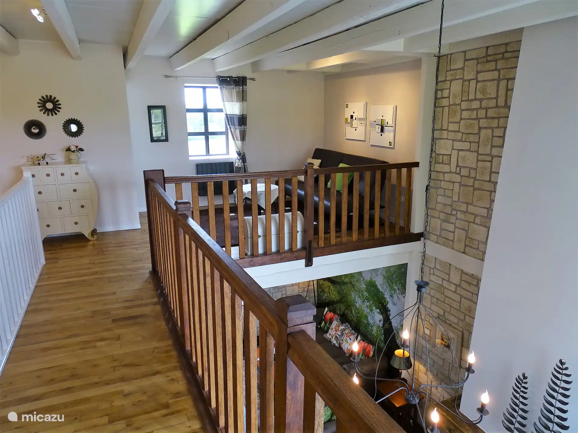 Korridor im ersten Stock.