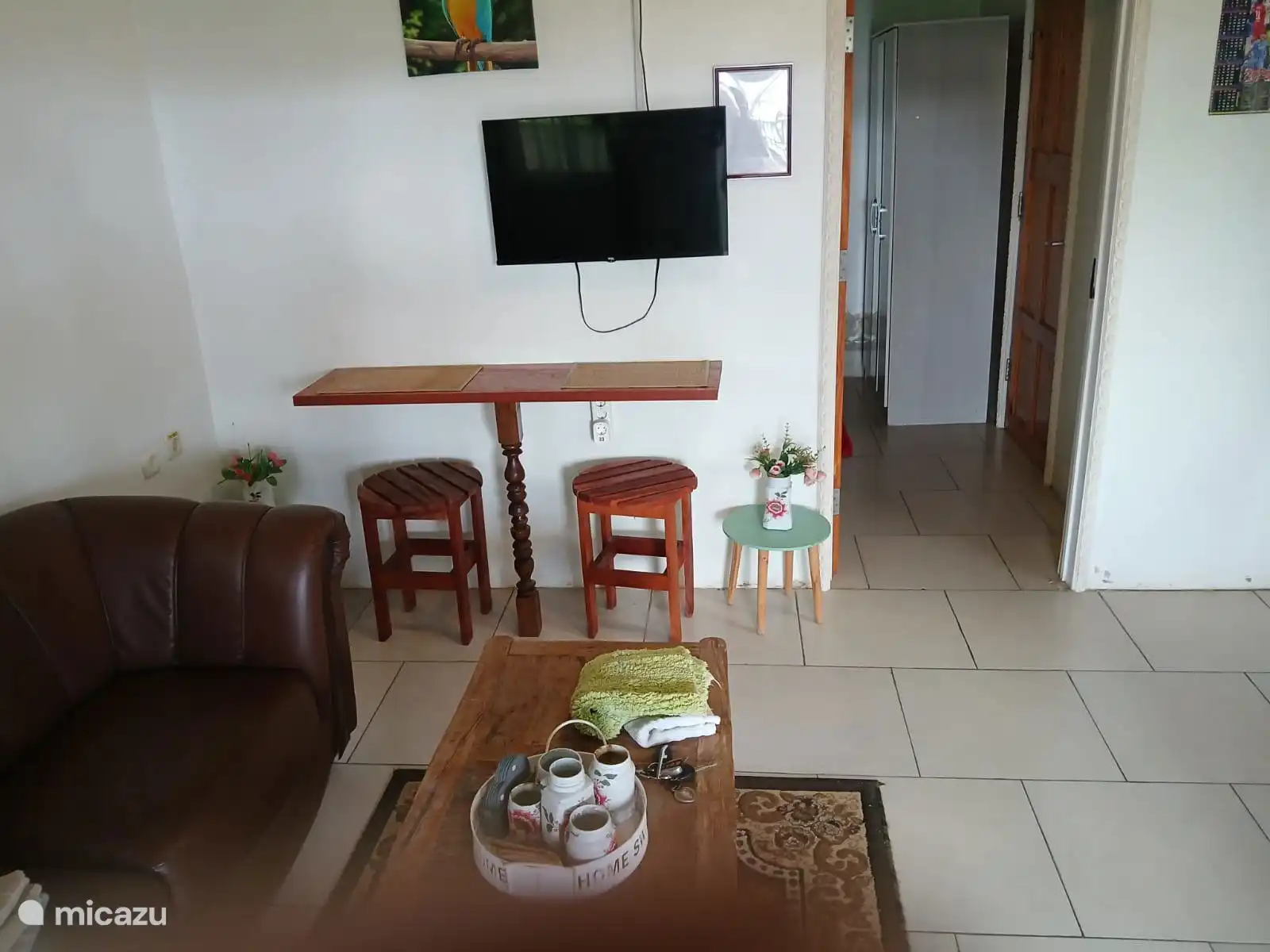 Schön eingerichtete Einzimmerwohnung in Suriname, Paramaribo, Paramaribo - Appartement