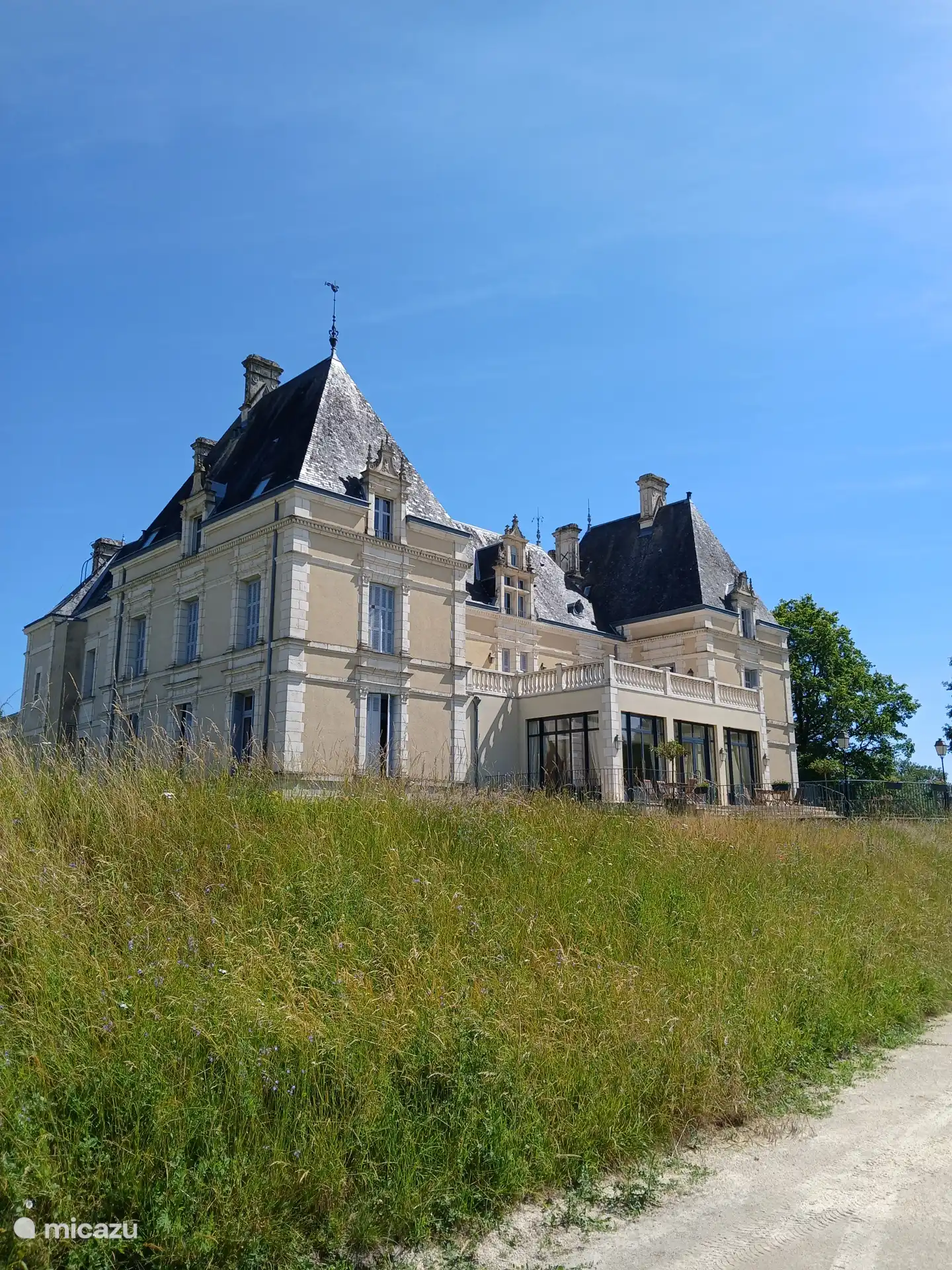 Arrière du château