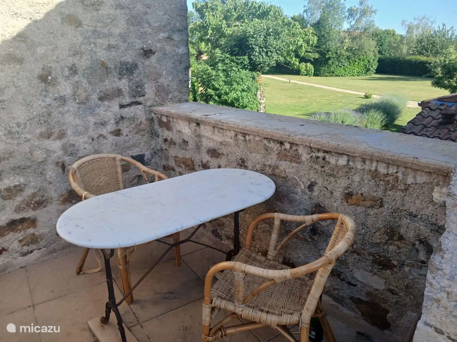 terrasse à l’étage