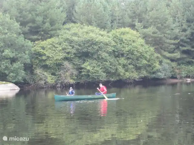 Cherry Tree Cottage con piscina climatizada en Francia, Bretaña, Canihuel - casa rural / cabaña Lac de pellinec