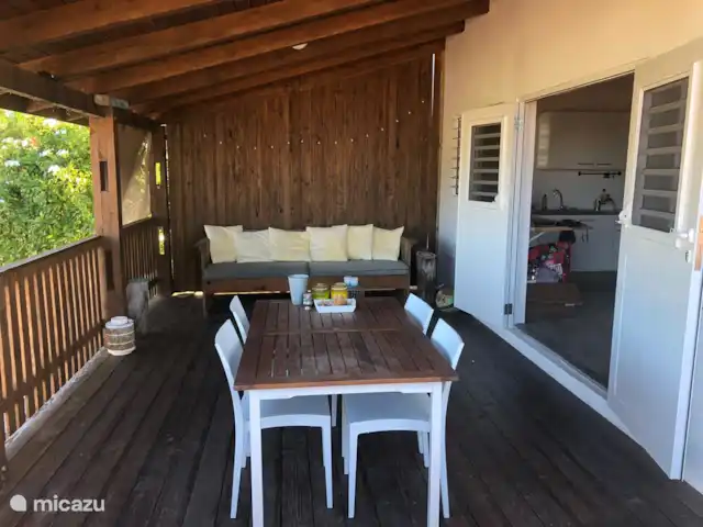 apartamento en Curazao, Banda Arriba (este), Jan Thiel – Sunrise Apartments, cerca del mar ¡Una terraza muy espaciosa, maravillosamente situada en el viento!
