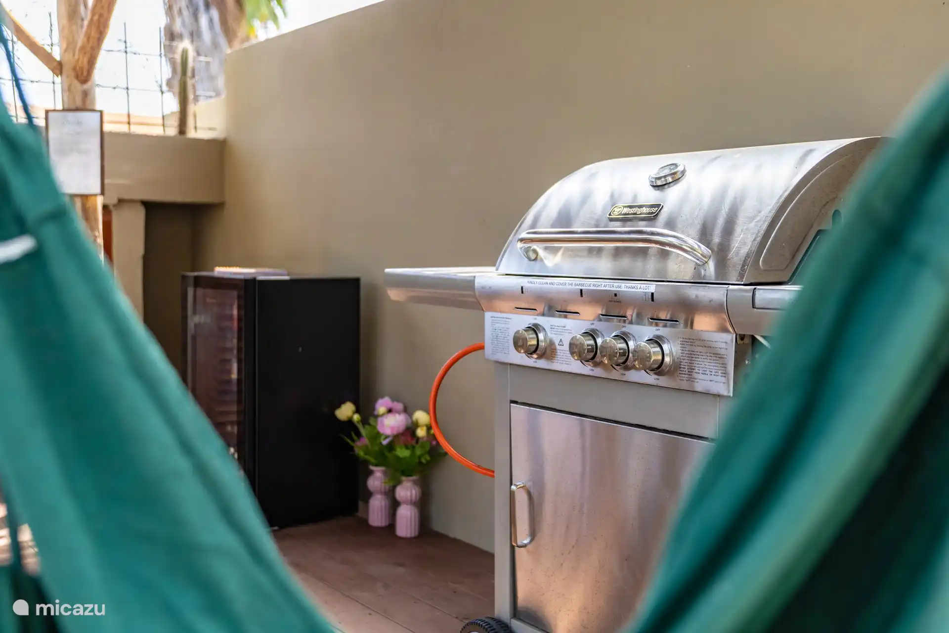 Unser gemeinsames BBQ unter der Pergola.