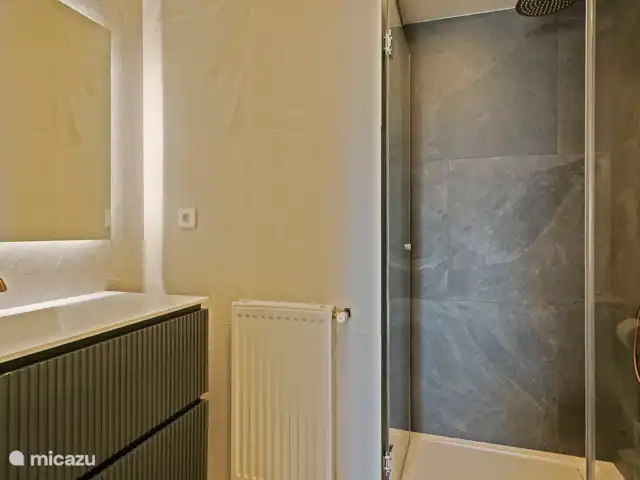 Mareterra: House with pool and views in Spain, Barcelona, Sant Andreu de Llavaneres  - villa Water and fire bathroom