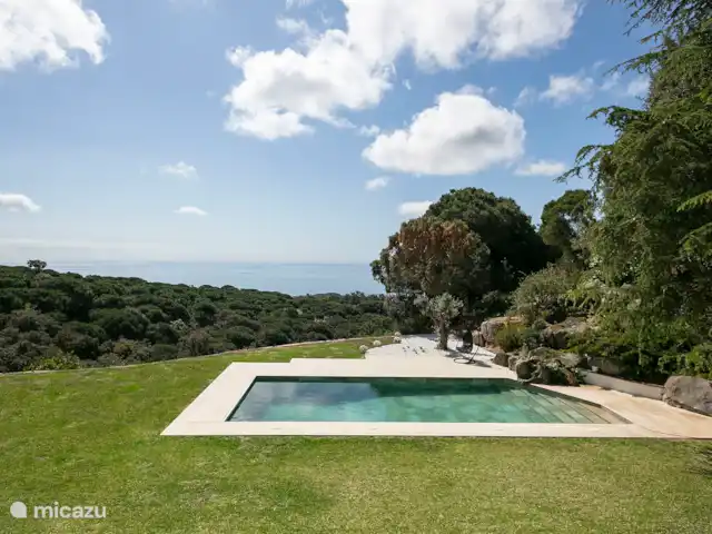 Mareterra: House with pool and views in Spain, Barcelona, Sant Andreu de Llavaneres  - villa Pool and garden