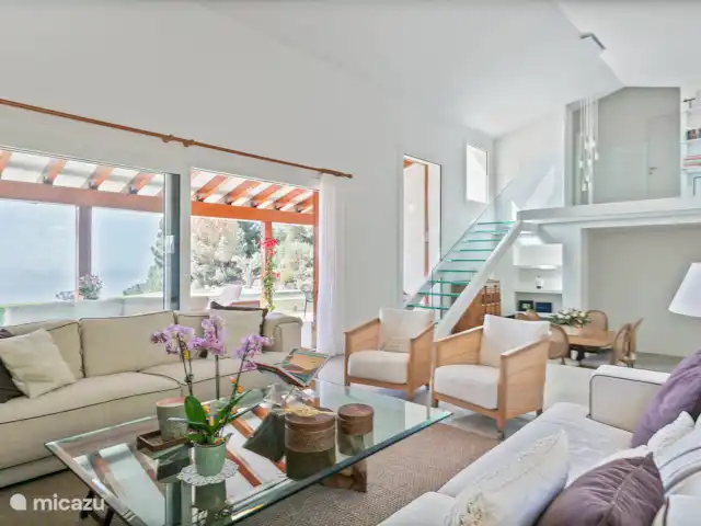 Mareterra: House with pool and views in Spain, Barcelona, Sant Andreu de Llavaneres  - villa Living room