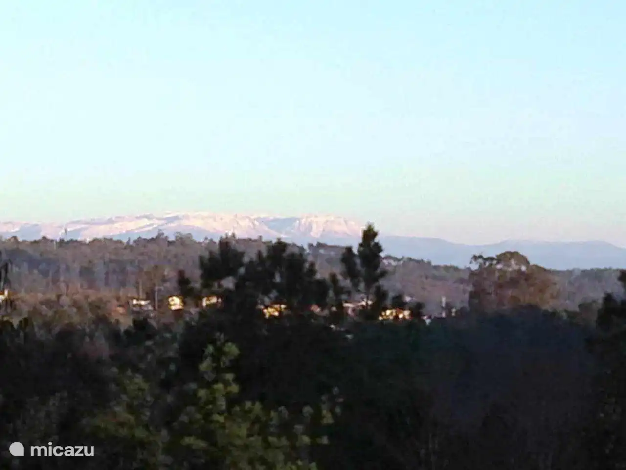 Bergblick von der Villa aus