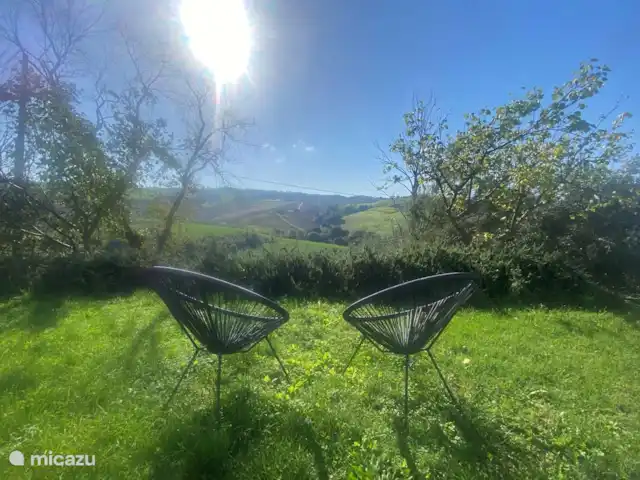CASETTA 4 pers. Casa Sette Cipressi | Italie, Marche, Serra de’ Conti  - maison de vacances Se détendre dans le jardin avec une si belle vue n’est pas si difficile