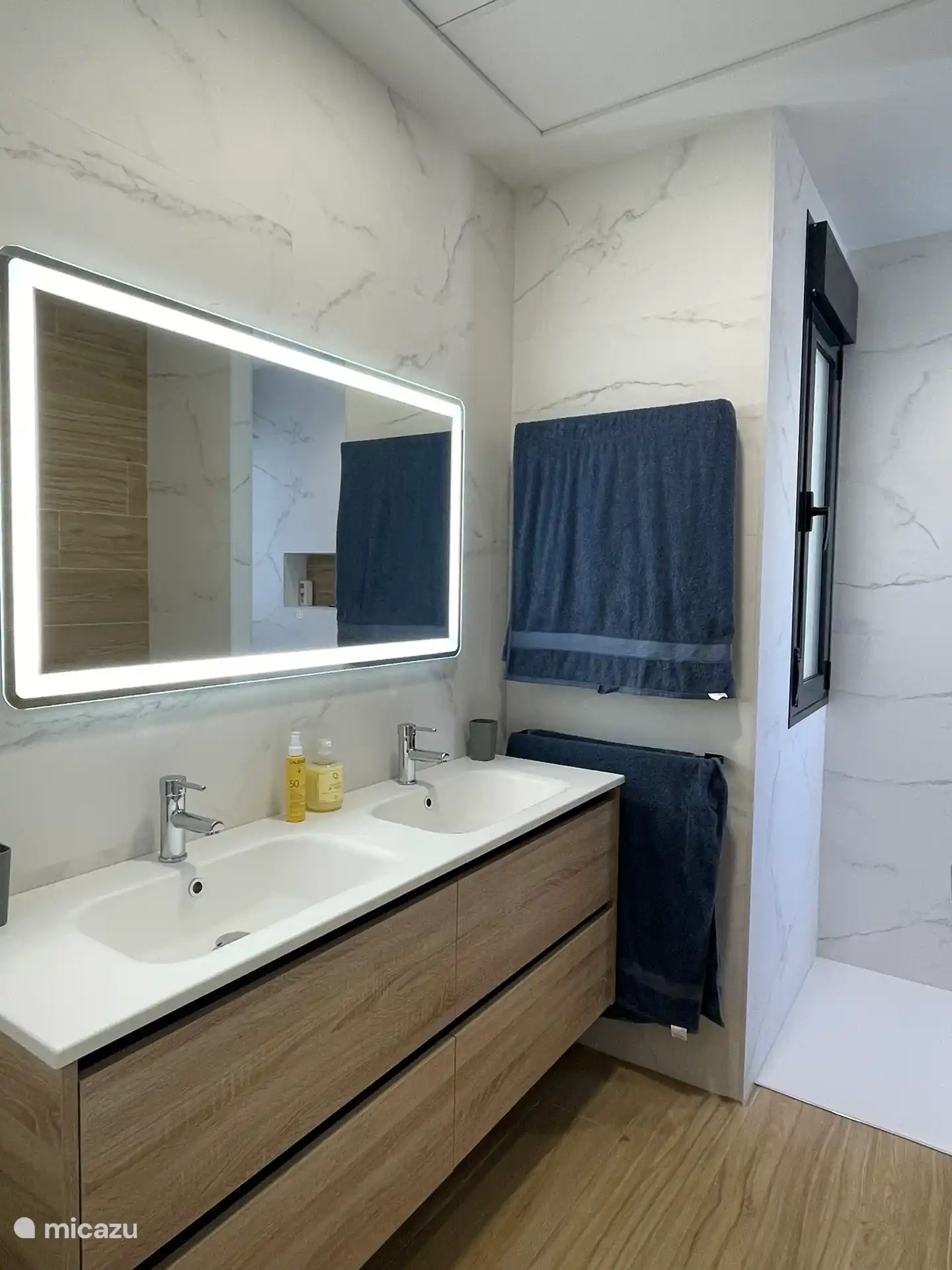 Baño en el dormitorio principal - planta.