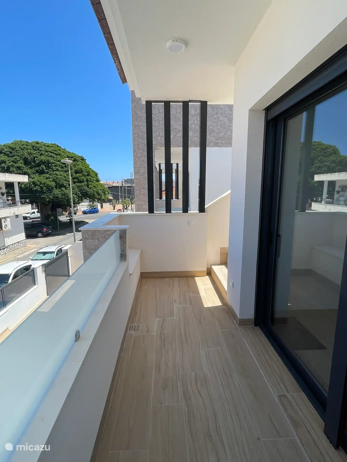 Terraza en el dormitorio principal - planta.