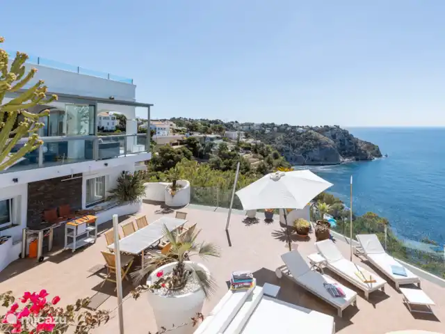 Casa La Gaviota huren in Spanje, Costa Blanca, Jávea - villa terras rondom het zwembad