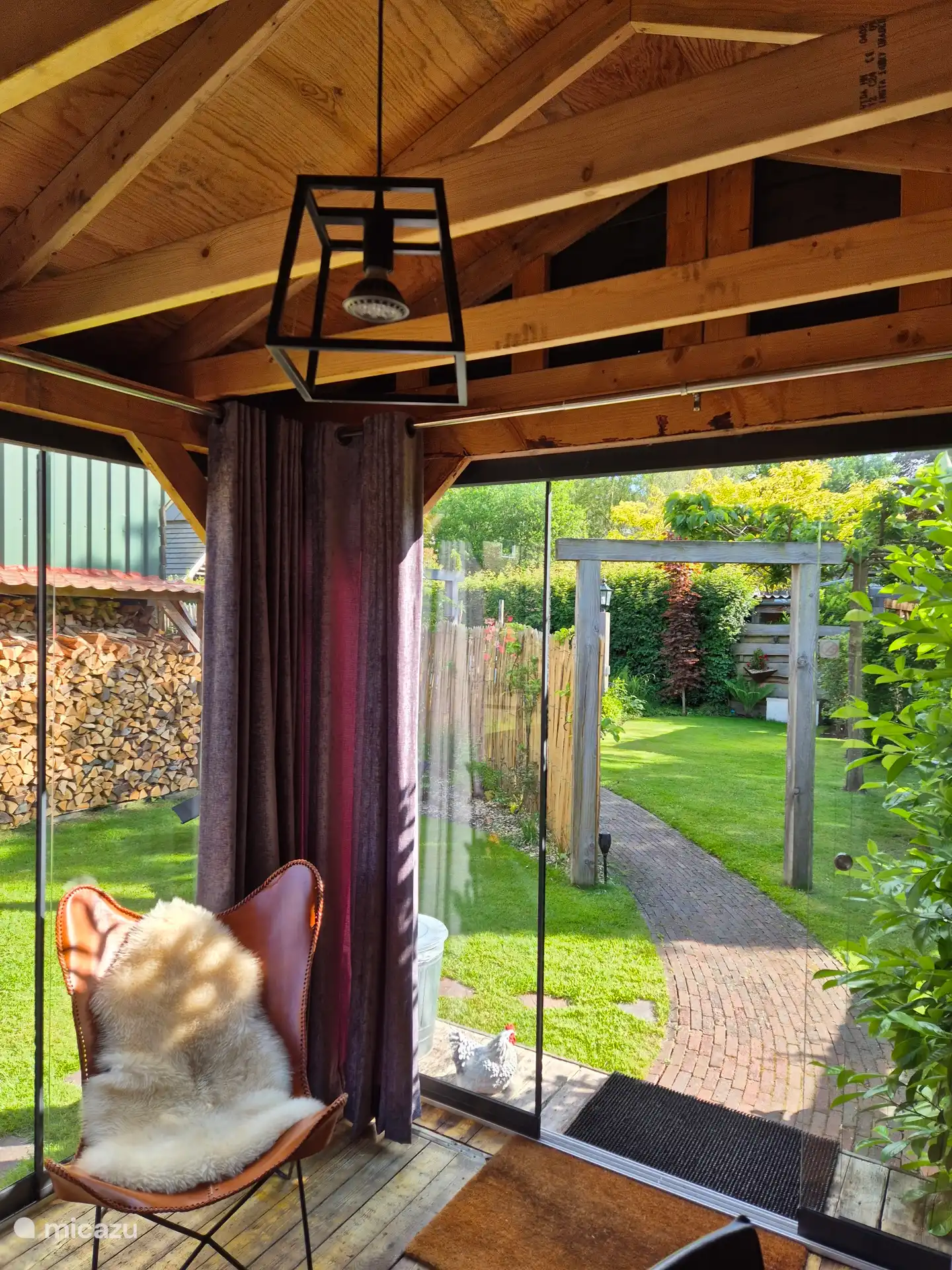 Conservatory overlooking garden