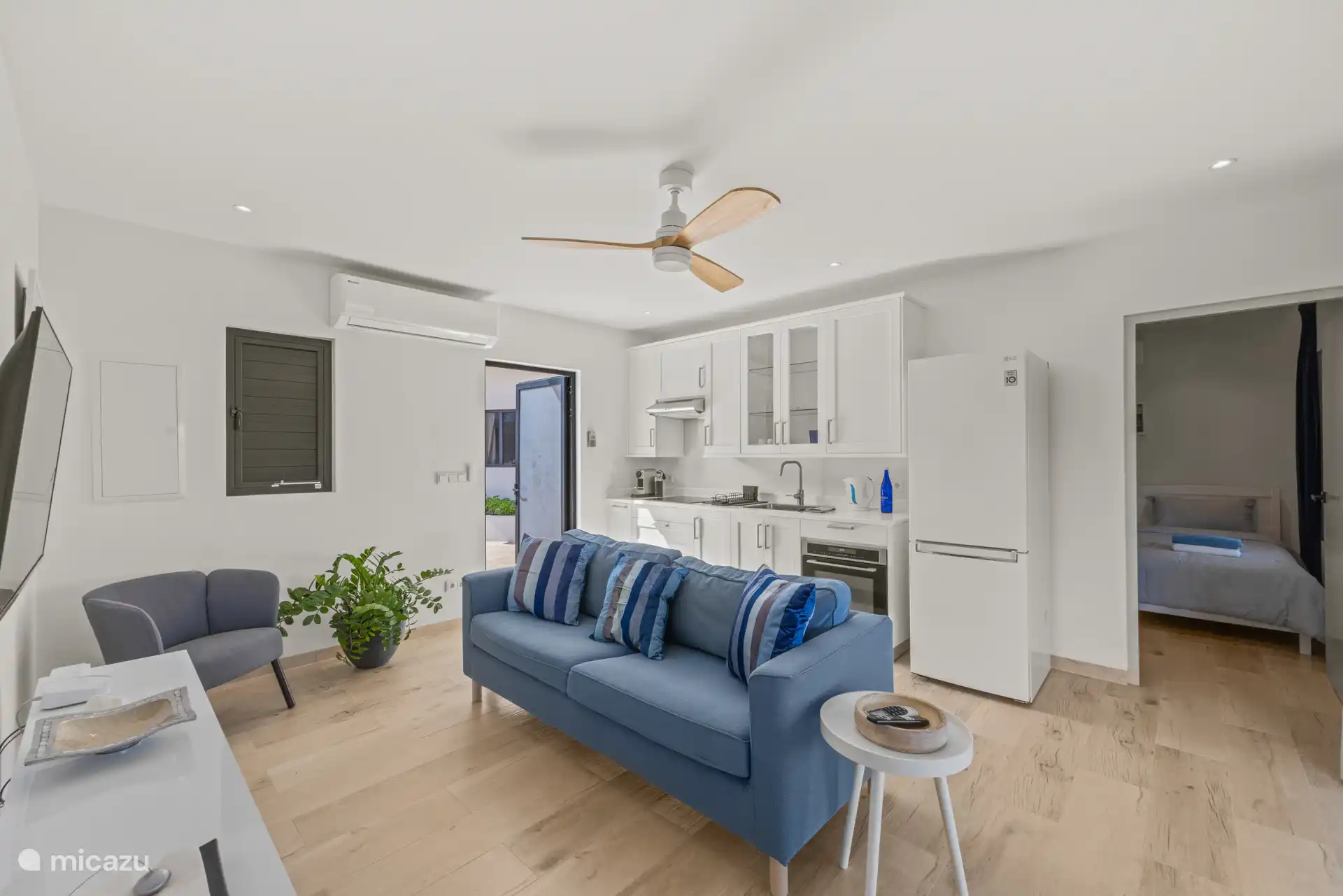 Volledige airconditioning in de hele bungalow mogelijk