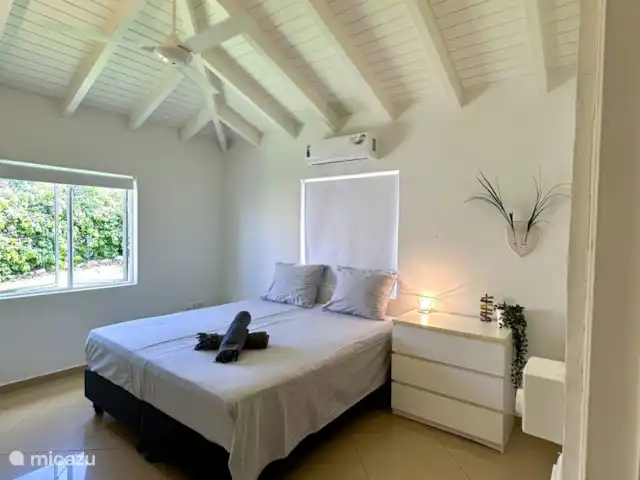 Maison familiale Jan Thiel à Marbella | Curaçao, Banda Ariba (est), Marbella Estate - villa L’une des 3 chambres avec climatisation et ventilateur
