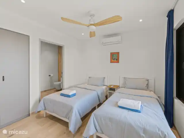 Dolce Vita Beach - Waterfront C huren in Curaçao, Banda Ariba (oost), Jan Sofat - bungalow Gasten kamer, met twee eenpersoonsbedden