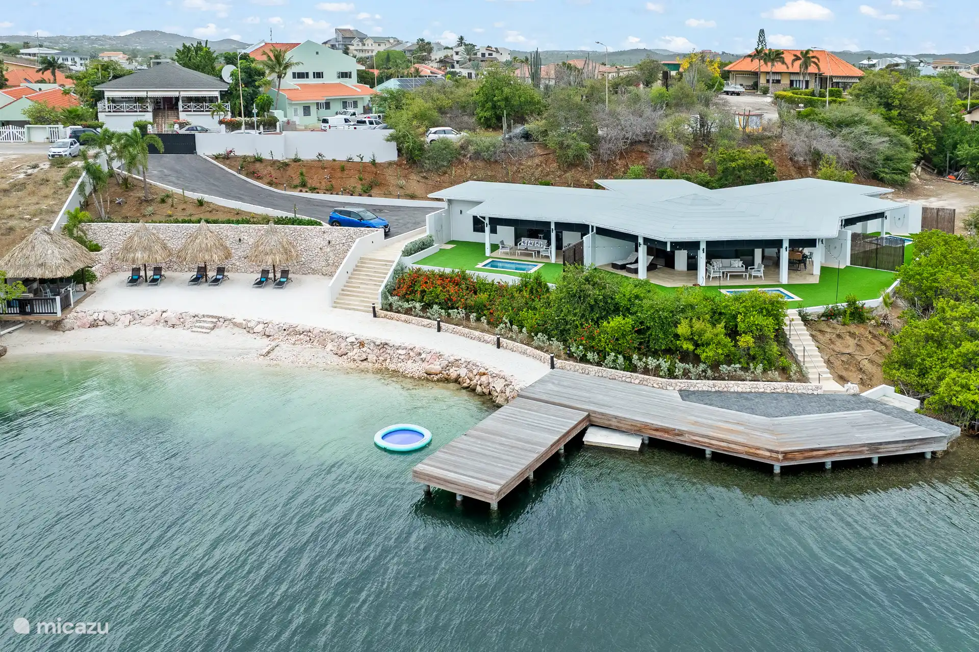 Luxuriöser Bungalow am Wasser Dolce Vita Beach mit privatem Pool und Strand – Jan Sofat, Curaçao