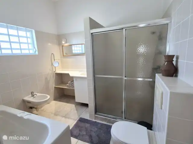 Location de Vacances Curaçao, Curaçao-Centre, Saliña, villa - Casa Seru Zen Salle de bain attenante chambre principale