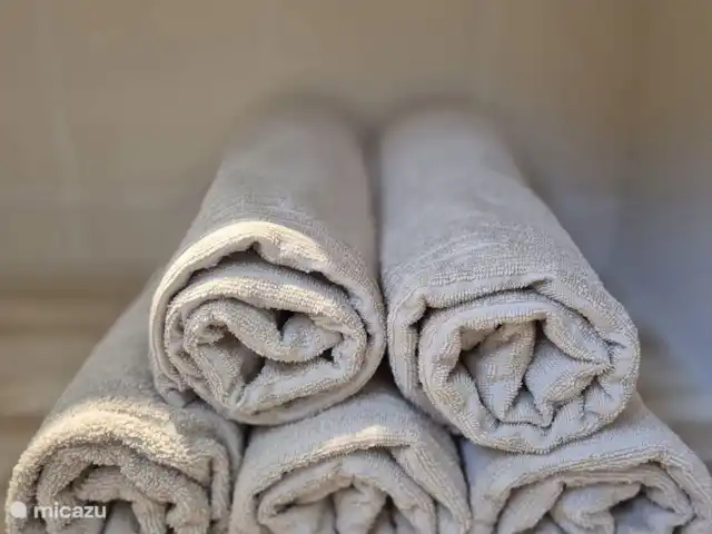 Location de Vacances Curaçao, Curaçao-Centre, Saliña, villa - Casa Seru Zen Serviettes de bain et serviettes de plage incluses