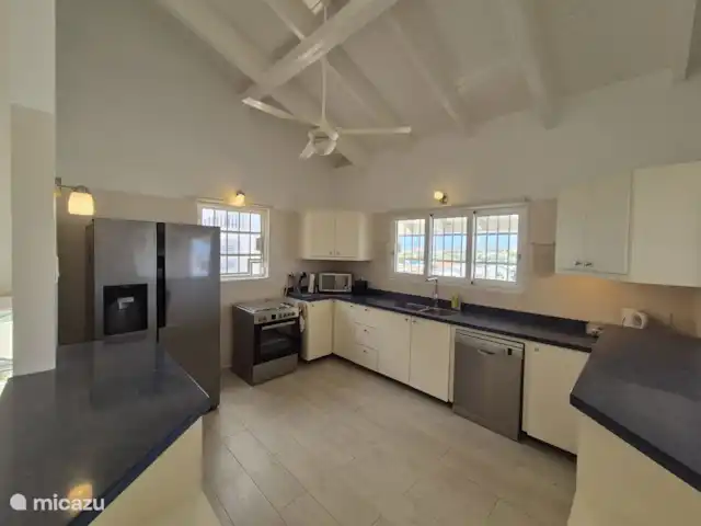 Location de Vacances Curaçao, Curaçao-Centre, Saliña, villa - Casa Seru Zen Cuisine entièrement équipée