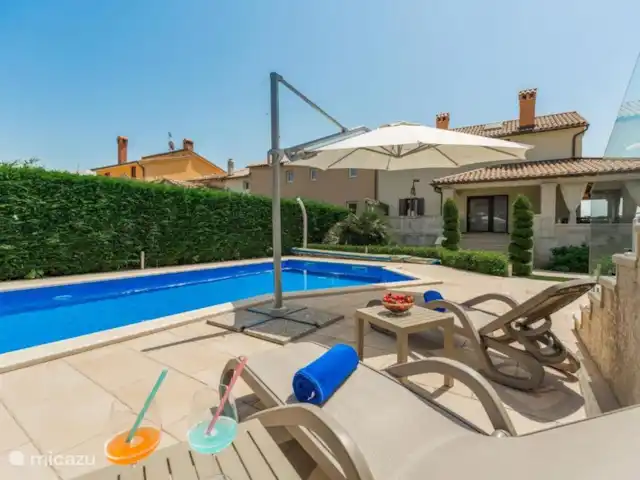 Villa Anabel | Croatie, Istrie, Kastelir-Labinci - villa Vue sur la piscine