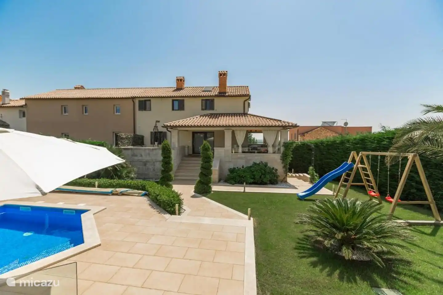 Blick auf die Veranda